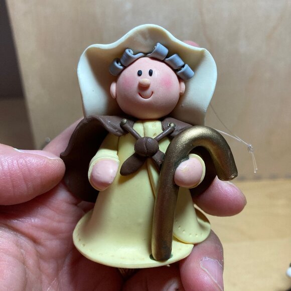 Nativity Set Tree Ornaments Polymer Clay Handmade - Picture 10 of 11